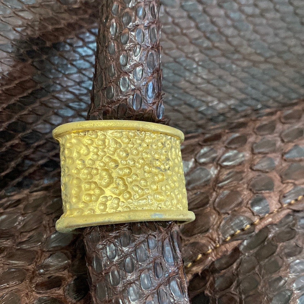 Python Snakeskin Shoulder Bag - Picture 4 of 17